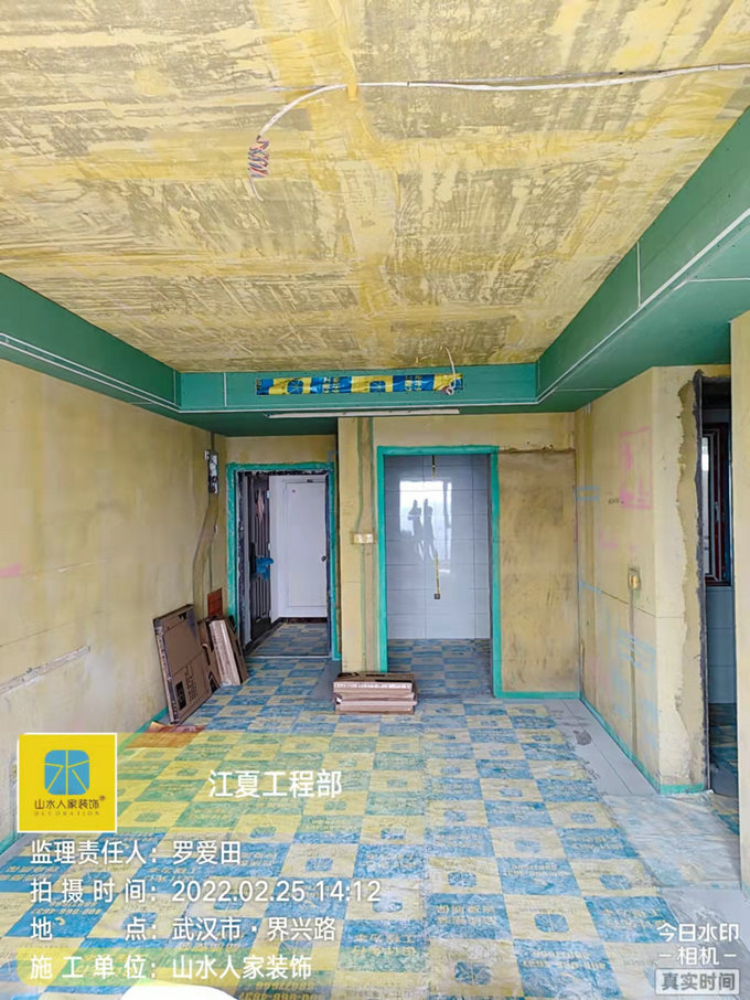 路勁時代城裝修工地泥工收尾驗(yàn)收