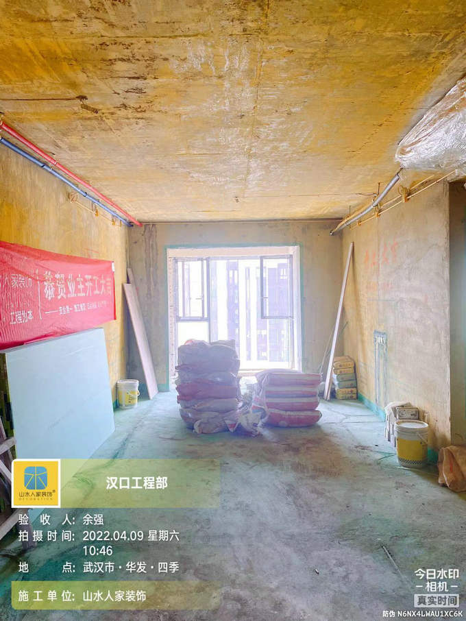 華發時光1棟裝修工地泥木施工巡檢