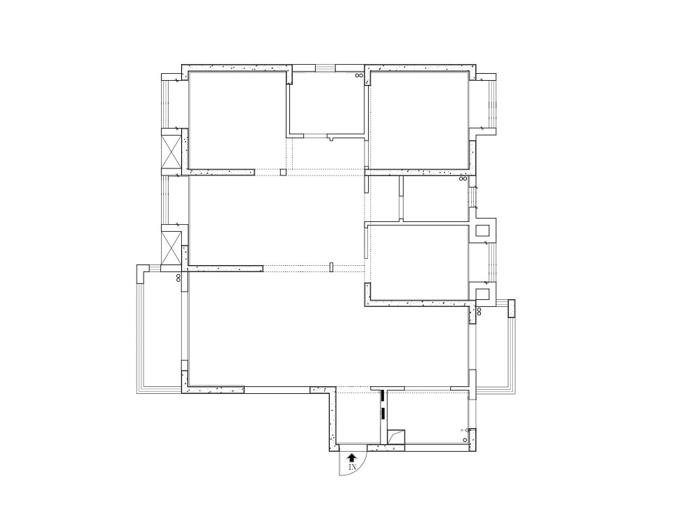 中建鉑公館159平現代奶油風格裝修效果圖