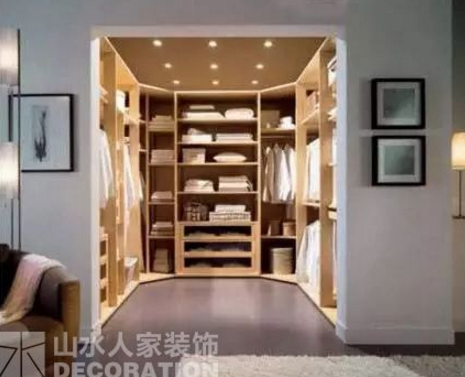 【山水人家裝飾】女人既然有了書房，為什么不能有衣帽間？